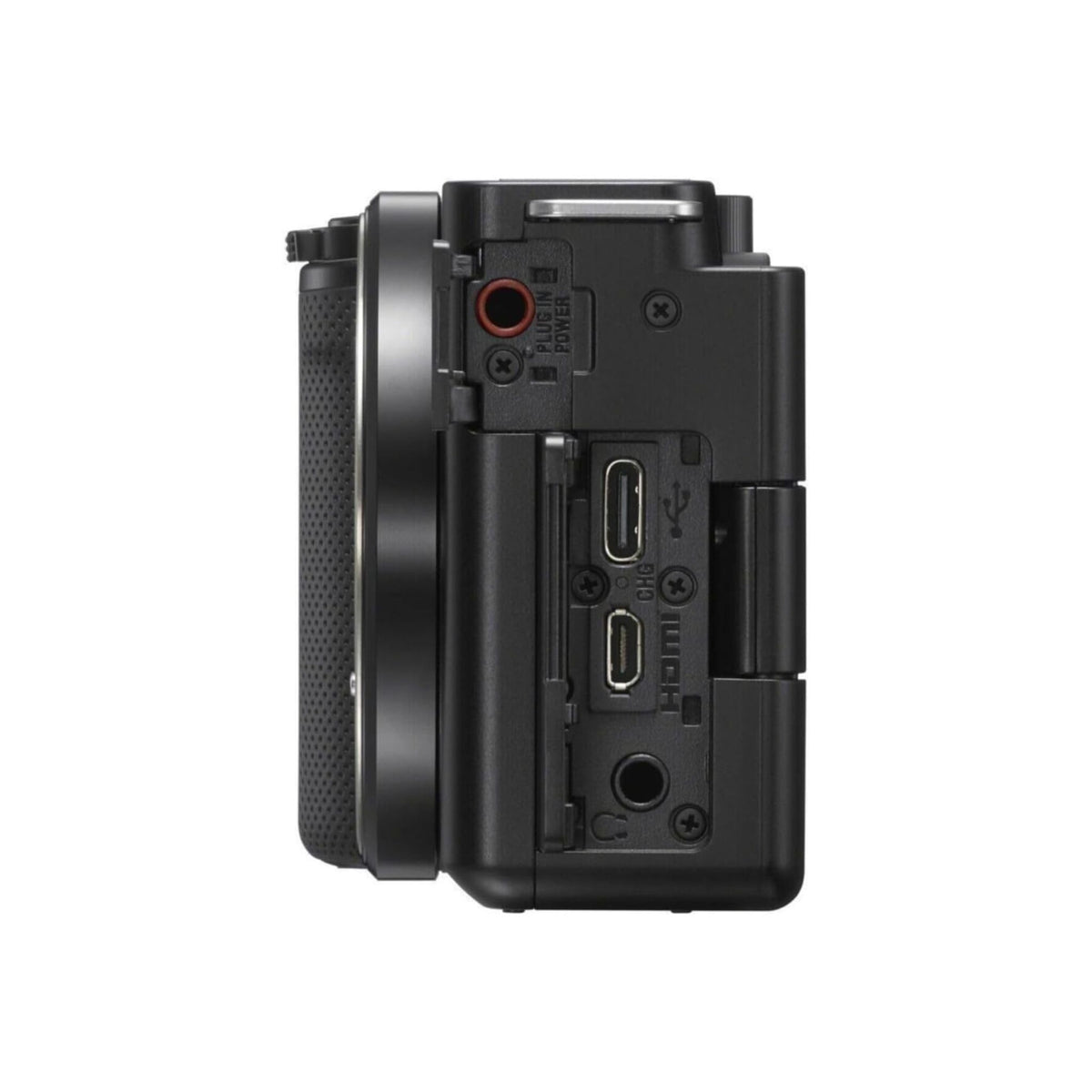 Sony Alpha ZV E10 APS C Mirrorless Interchangeable Lens Vlog Camera Body Only Vari Angle Screen for vlogging, 4K Video, Real time Eye Autofocus, Black, ZVE10BDI.EU