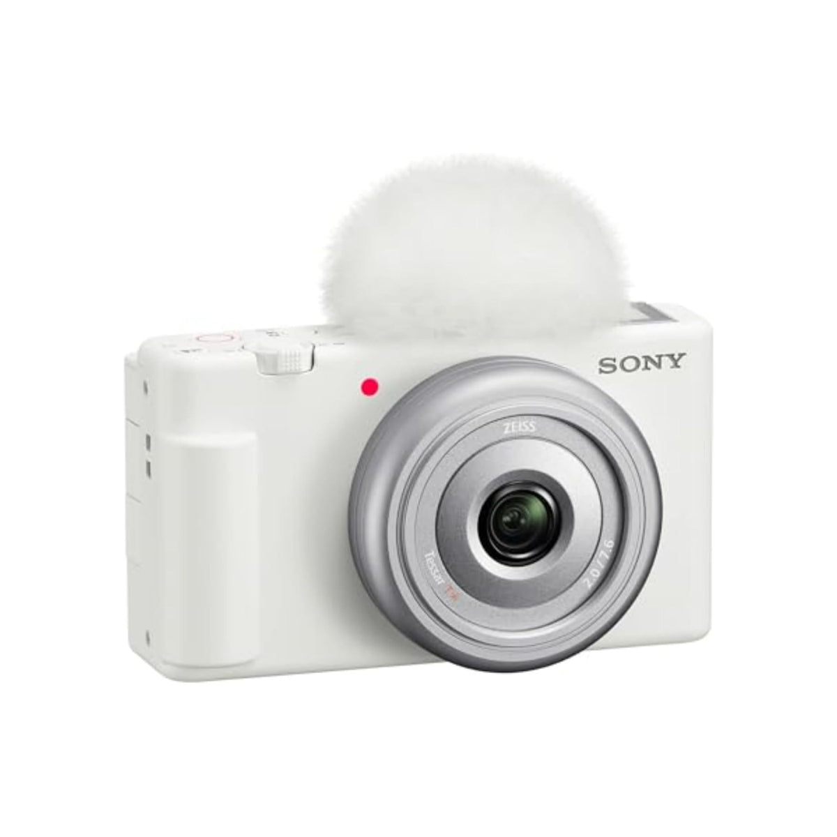 Sony ZV-1F Vlog Camera for Content Creators and Vloggers With Selfie-Friendly Vari-Angle LCD Screen And A Directional 3-capsule Mic, White