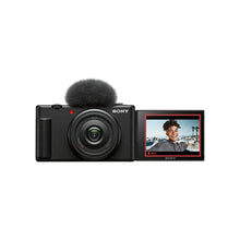 Sony ZV1F/B Vlog Camera for Content Creators and Vloggers Large 1 inch Sensor with Wide Angle 20mm Lens, Black