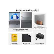 Lenovo Business Laptop ThinkBook 16 Gen 6 – 13th Gen Intel Core i5-13420H, Dolby Audio, Intel UHD Graphics, Win11 Pro (Include 1st Wave LaptopStand + Mouse + Antivirus + Pad) (64GB RAM | 1TB SSD)