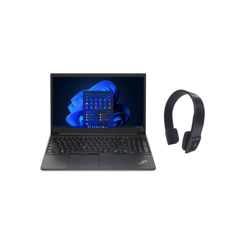 Lenovo 2022 Latest ThinkPad E15 Gen 4 Business Laptop 15.6” FHD 300Nits Display 12thGen Core i5-1235u 8GB 256GB Intel Iris Xe Graphics FingerPrint WIN11 Pro Black With Free Pro HT Bluetooth Headset
