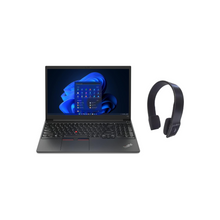 Lenovo 2022 Latest ThinkPad E15 Gen 4 Business Laptop 15.6” FHD 300Nits Display 12thGen Core i5-1235u 8GB 256GB Intel Iris Xe Graphics FingerPrint WIN11 Pro Black With Free Pro HT Bluetooth Headset