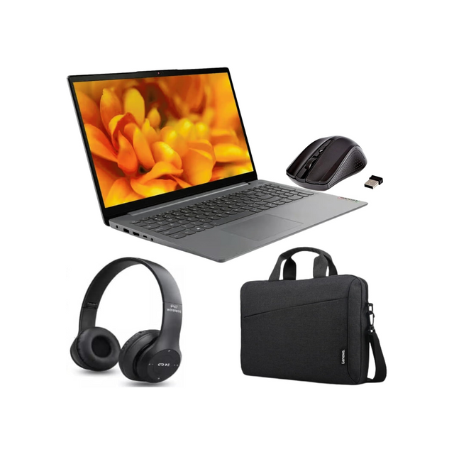 Lenovo Ideapad 3 15ITL6 with 15.6" FHD display Laptop, Intel Core i3-1115G4 |20GB DDR4 Ram |1TB NVMe M.2 SSD |Intel UHD Graphics |Windows-11 Free Laptop Bag+WL Mouse+BT Headphone