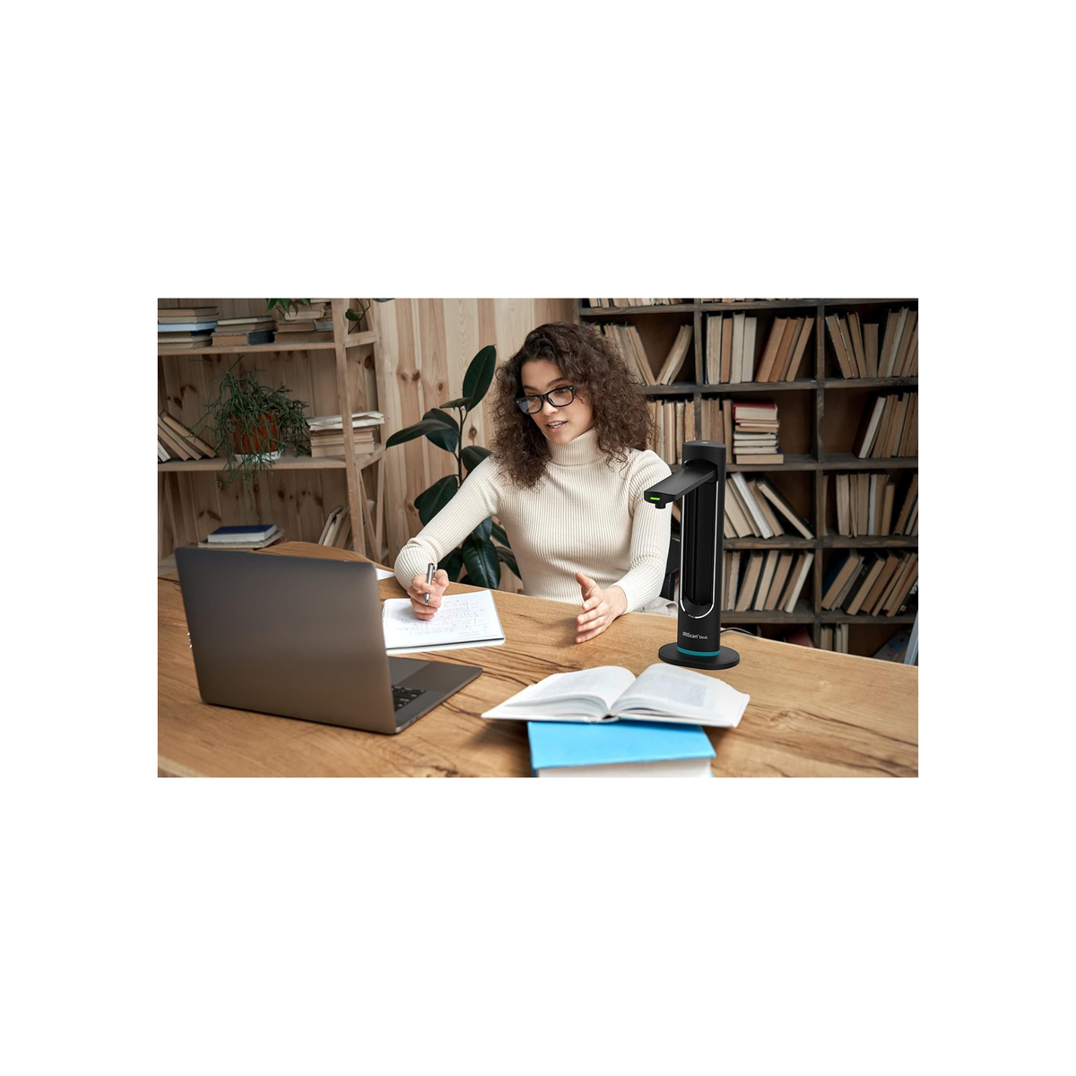IRIScan Desk 6 Business-Prof.Document,Receipt,Book Scanner,Auto-Flatten & Deskew,32MP,Capture 11x17in,136 Languages OCR,Text to Speech,PDF/Search,PDF/Word/Tiff/Excel,Video Distance Learning,Win&Mac