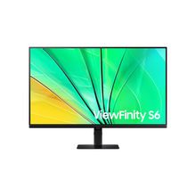 Samsung 32 Inch ViewFinity S6 S60D QHD Resolution Monitor 100Hz Refresh Rate Response Time 5 ms Multiple Ports Ergonomic Design - LS32D606EAMXUE