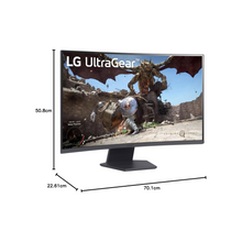 LG 32GS60QC-B Ultragear 32-inch Curved Gaming Monitor QHD (2560x1440) 180Hz 1ms 1000R AMD FreeSync HDR10 HDMIx2 DisplayPort Black