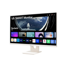 LG 27SR50F-W MyView Smart Monitor 27-Inch FHD (1920x1080) IPS Display, webOS 23, HDR 10, 5Wx2 Speakers, AirPlay 2, Screen Share, Bluetooth, ThinQ App, Remote Control, White