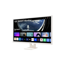 LG 32SR50F 32-inch Smart FHD IPS Monitor, webOS 23, HDR10, Airplay 2, Screen Share, Bluetooth, 5Wx2 Stereo Speaker, Tilt Stand (HDMI, USB Type-A) - White
