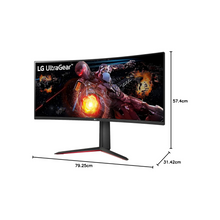 LG 34GP63A 34-Inch Curved UltraGear QHD HDR 10 160Hz Monitor with Tilt/Height Adjustable Stand,Built-in speaker
