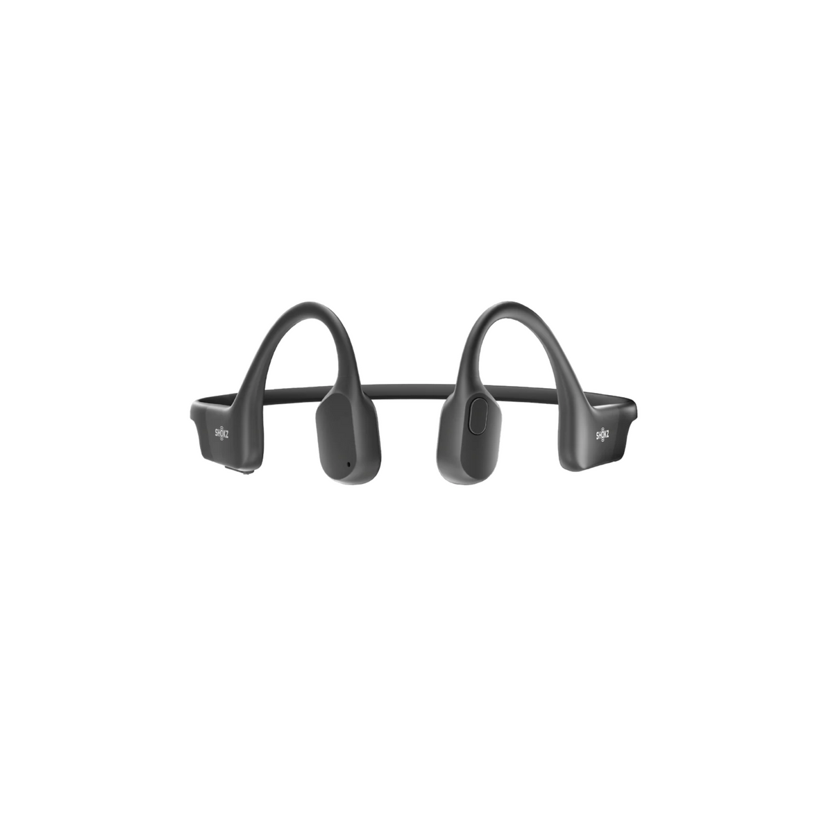 SHOKZ OpenRun Bone Conduction Headphones, Open-Ear Bluetooth Sports Earphones with Mic, IP67 Waterproof Wireless Headset for Running and Workout, 8H Playtime, USB-C - Black, Sport headband