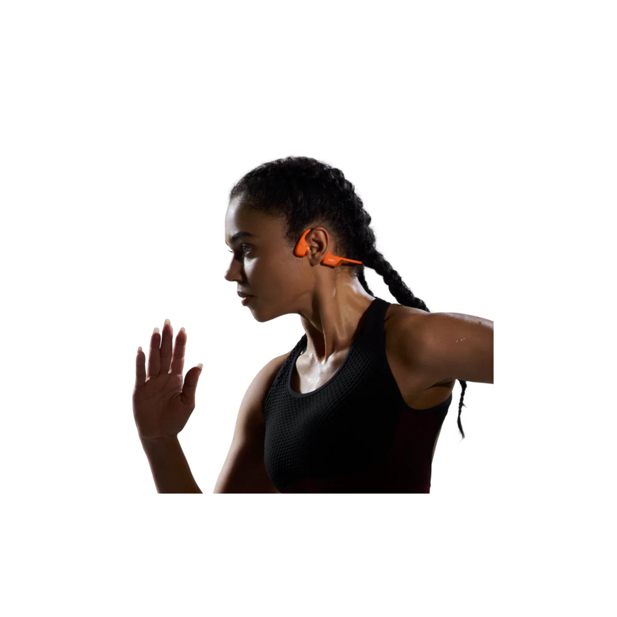 SHOKZ OpenRun Pro 2 Mini Sports Bone Conduction Headphones, Open-Ear Bluetooth 5.3 Earphones, Noise-Cancelling Microphones, IP55 Water Resistant, 12 Hours Playtime, USB-C Fast Charging