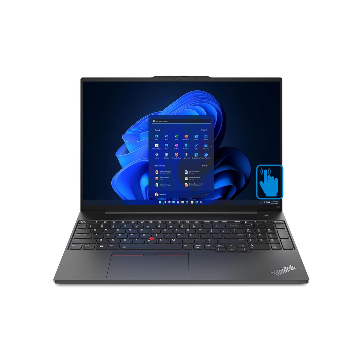 Lenovo ThinkPad E16 Business Laptop 16.0" IPS FHD+ Display (Intel 13th Gen i5-1335U, 16GB RAM, 512GB SSD, Fingerprint Reader, Thunderbolt 4, FHD Webcam, WiFi 6, Win 11P)