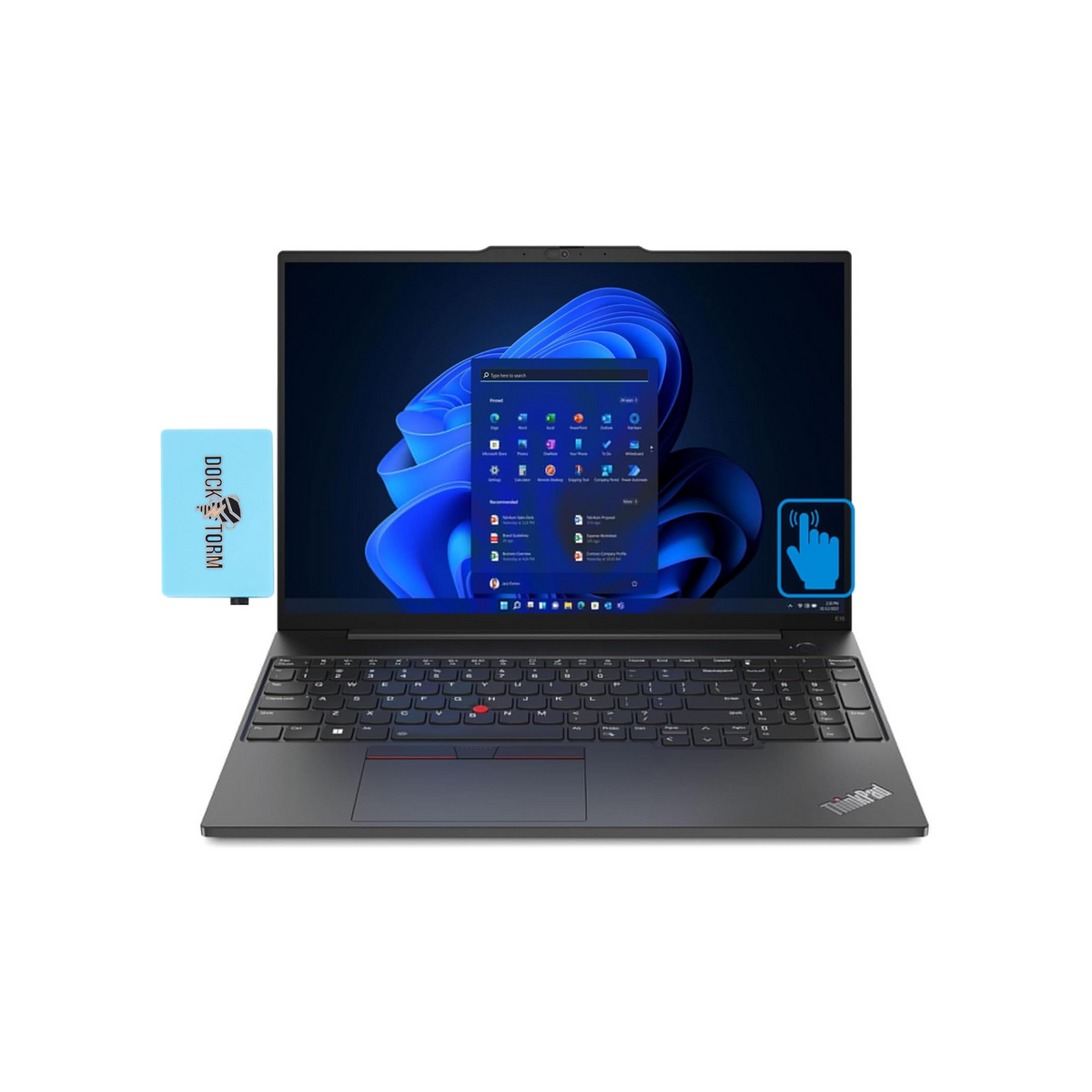Lenovo ThinkPad E16 Business Laptop 16.0" IPS FHD+ Display (Intel 13th Gen i5-1335U, 16GB RAM, 512GB SSD, Fingerprint Reader, Thunderbolt 4, FHD Webcam, WiFi 6, Win 11P)