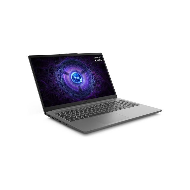 Lenovo LOQ 15IAX9E Gaming Laptop, 15.6" FHD 144Hz Display, Intel Core i7-12650HX, 16GB DDR5 RAM, 512GB SSD, NVIDIA GeForce RTX 4050 6GB, Backlit ENG Keyboard, Luna Grey