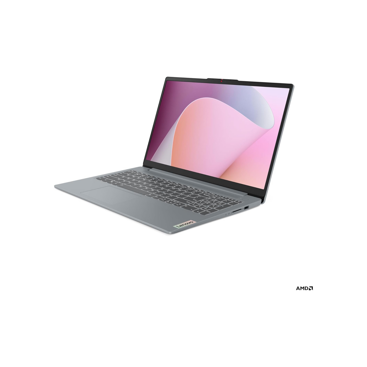 Lenovo IdeaPad Slim 3, 15.6"FHD Display, AMD Ryzen 5 5625U, 16GB RAM, 512GB SSD, Integrated AMD Graphics, Win11 Home, Eng-Arb KB, Grey Color - [82XM00Q8AX]
