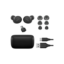 Jabra Evolve2 USB-C UC Buds, Active Noise Cancellation, Noise Isolating, Up to 8 Hours Battery, MultiSensor Voice, IP57 Rating Water & Dust Proof, Black | 20797-989-899