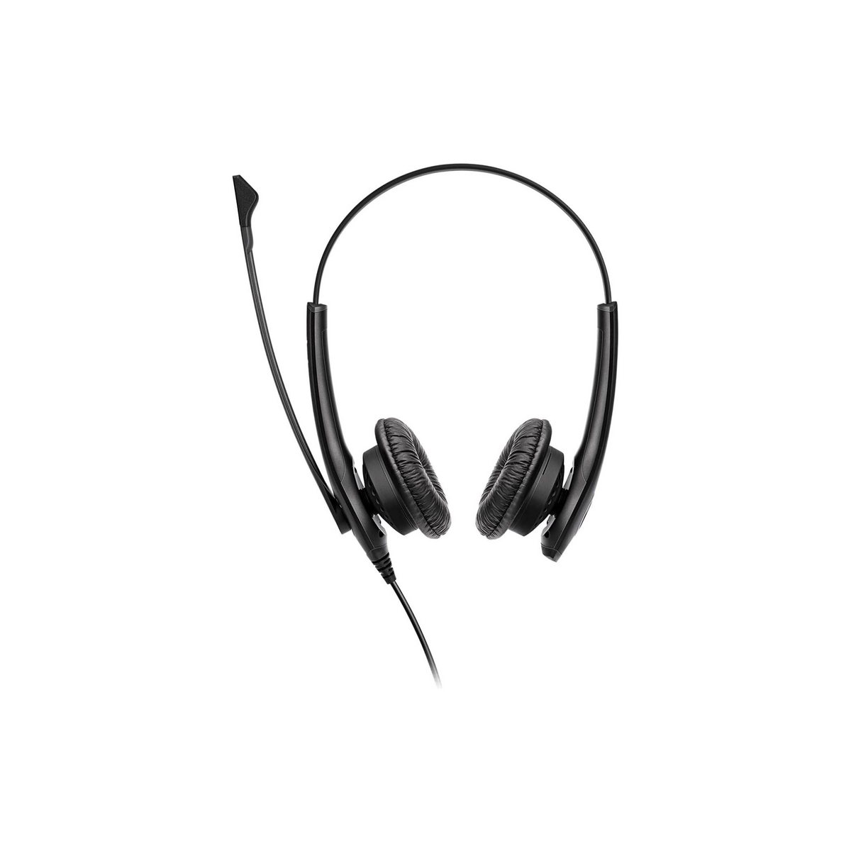 Jabra Biz 1100 Wired Headset, Supra-Aural Ear Coupling, 32mm Driver Unit, Faux leather Ear Pad, Unidirectional Microphone, 3.5mm Jack Connector, 1.8m Cable Length, Black | 1159-0139-EDU