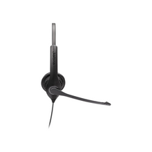 Jabra Biz 1100 Wired Headset, Supra-Aural Ear Coupling, 32mm Driver Unit, Faux leather Ear Pad, Unidirectional Microphone, 3.5mm Jack Connector, 1.8m Cable Length, Black | 1159-0139-EDU