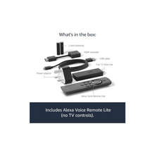 Amazon Fire TV Stick Lite with Alexa Voice Remote Wi-Fi Black