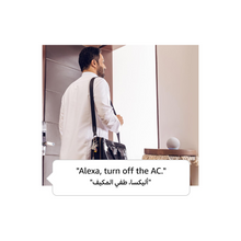 Echo (4th Gen) | smart bluetooth speaker with Alexa and premium sound | Use your voice to control your smart home devices, play Music or the Quran, and more (speaks English & Khaleeji) | Charcoal