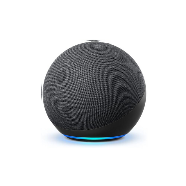 Echo (4th Gen) | smart bluetooth speaker with Alexa and premium sound | Use your voice to control your smart home devices, play Music or the Quran, and more (speaks English & Khaleeji) | Charcoal