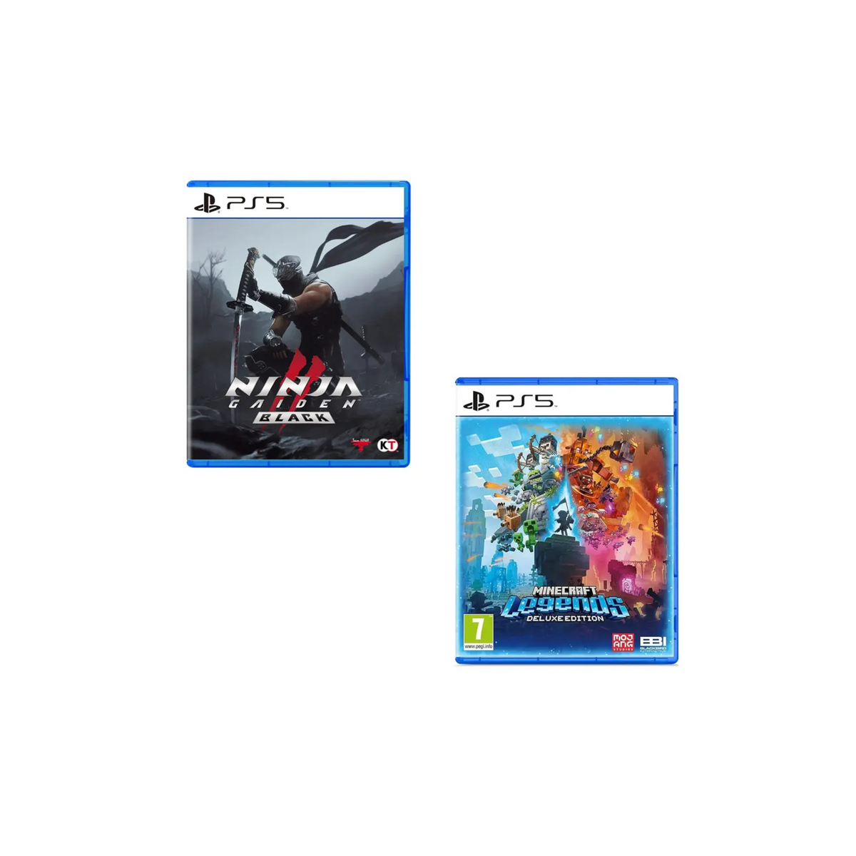 PS5 Combo Offer: Ninja Gaiden Black + Minecraft Legends Deluxe Edition