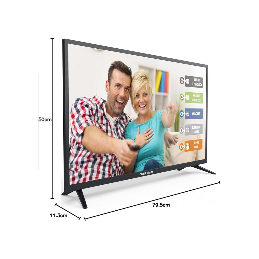 STAR TRACK 32 inch HD Standard LED TV - HDMI