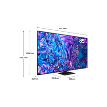 Smart TV, Big TV, QLED, Q70D, 85 Inch, 2024, 100% Color Volume with Quantum Dot, 4K AI Upscaling, Tizen OS, Motion Xcelerator 120Hz QA85Q70DAUXMM Titan Gray