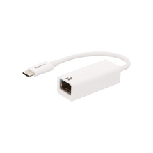 Amazon Basics USB 3.1 Type-C to Ethernet Adapter for Apple Mac and PC - White