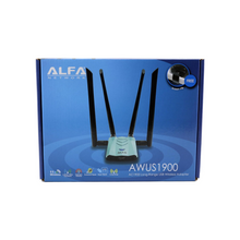 ALFA Network AC1900 WiFi Adapter - 1900 Mbps 802.11ac Long-Range Dual Band USB 3.0 Wi-Fi w/4x 5dBi External Dual-Band Antennas