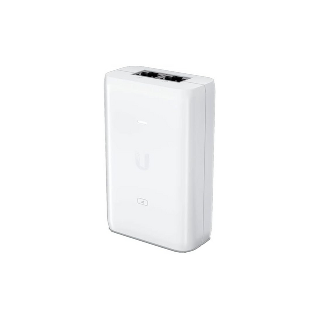 Ubiquiti Networks U-POE-at, PoE Injector 30W Power, 802.3at POE+Devices, Compatible with U6-LR, U6-Pro - White