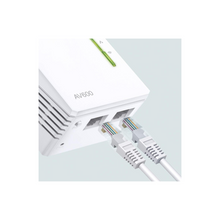 TP-Link AV600 Powerline Adapter Wi-Fi Kit, Wi-Fi Booster/Hotspot/Extender, Wi-Fi Speed up to 300Mbps, 2+1 Ports| N300 Mbps+AV600 Mbps plug and play, (TL-WPA4220 KIT)