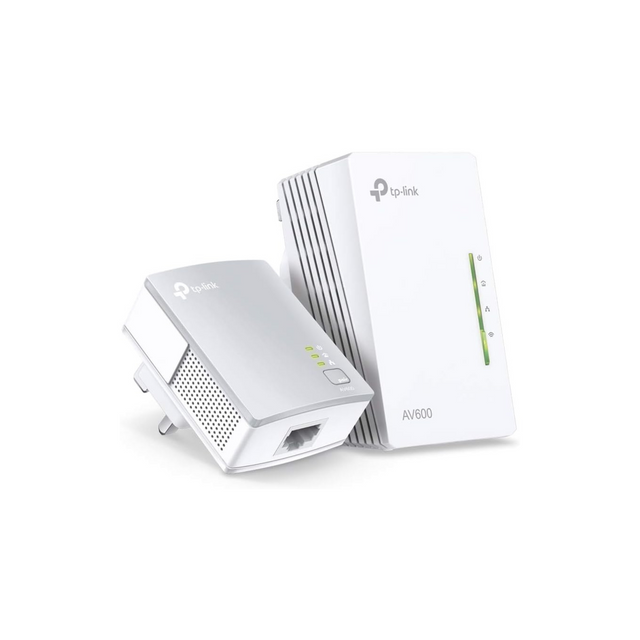 TP-Link AV600 Powerline Adapter Wi-Fi Kit, Wi-Fi Booster/Hotspot/Extender, Wi-Fi Speed up to 300Mbps, 2+1 Ports| N300 Mbps+AV600 Mbps plug and play, (TL-WPA4220 KIT)