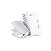 TP-Link AV600 Powerline Adapter Wi-Fi Kit, Wi-Fi Booster/Hotspot/Extender, Wi-Fi Speed up to 300Mbps, 2+1 Ports| N300 Mbps+AV600 Mbps plug and play, (TL-WPA4220 KIT)