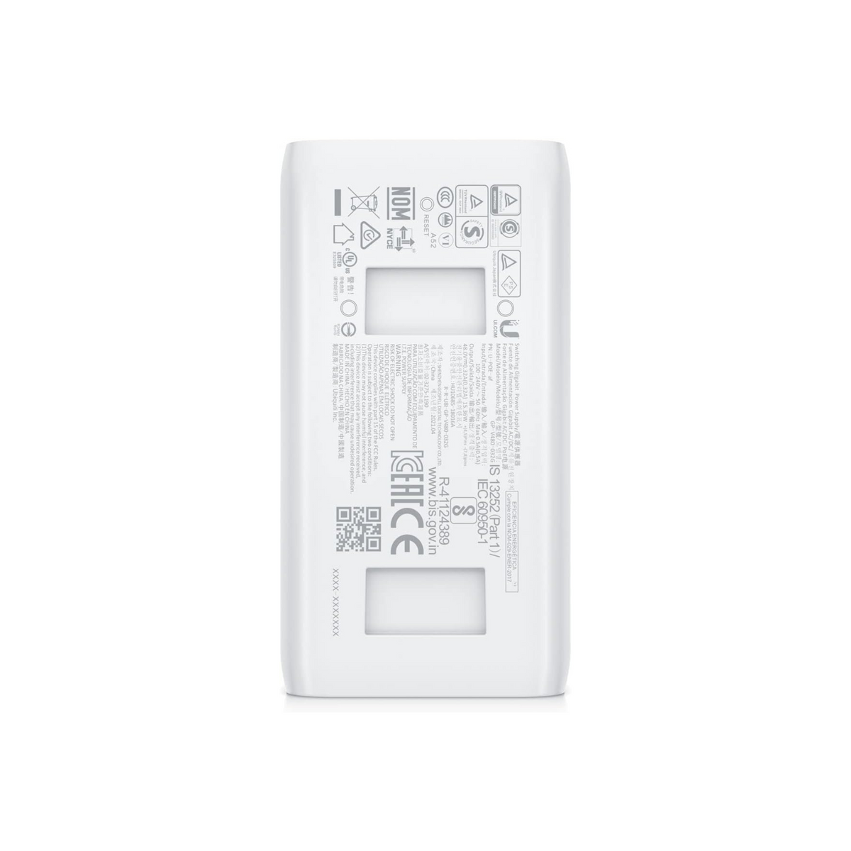 Ubiquiti Networks 802.3af PoE Injector Gigabit 802.3af max. 48V 0,5A, 767327 (Gigabit 802.3af max. 48V 0,5A)