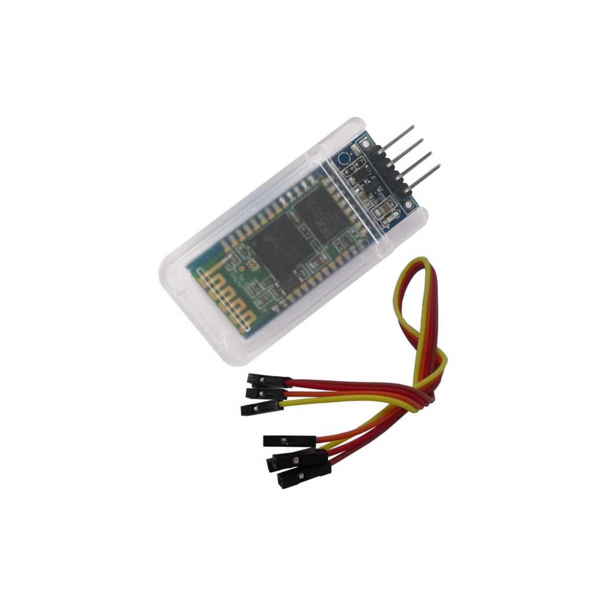 DSD TECH HC-06 Wireless Bluetooth Serial Transceiver Support Module Slave and Master Mode for Arduino + 4PIN Dupont Cable