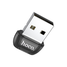 Hoco UA18 - USB To Bluetooth v5.0 Adapter, Support Multi-Device Connection With Speakers/Earphones/Keyboard/Mouse/Printers, Compatible With Windows, Linus - Black