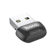 Hoco UA18 - USB To Bluetooth v5.0 Adapter, Support Multi-Device Connection With Speakers/Earphones/Keyboard/Mouse/Printers, Compatible With Windows, Linus - Black