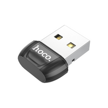 Hoco UA18 - USB To Bluetooth v5.0 Adapter, Support Multi-Device Connection With Speakers/Earphones/Keyboard/Mouse/Printers, Compatible With Windows, Linus - Black