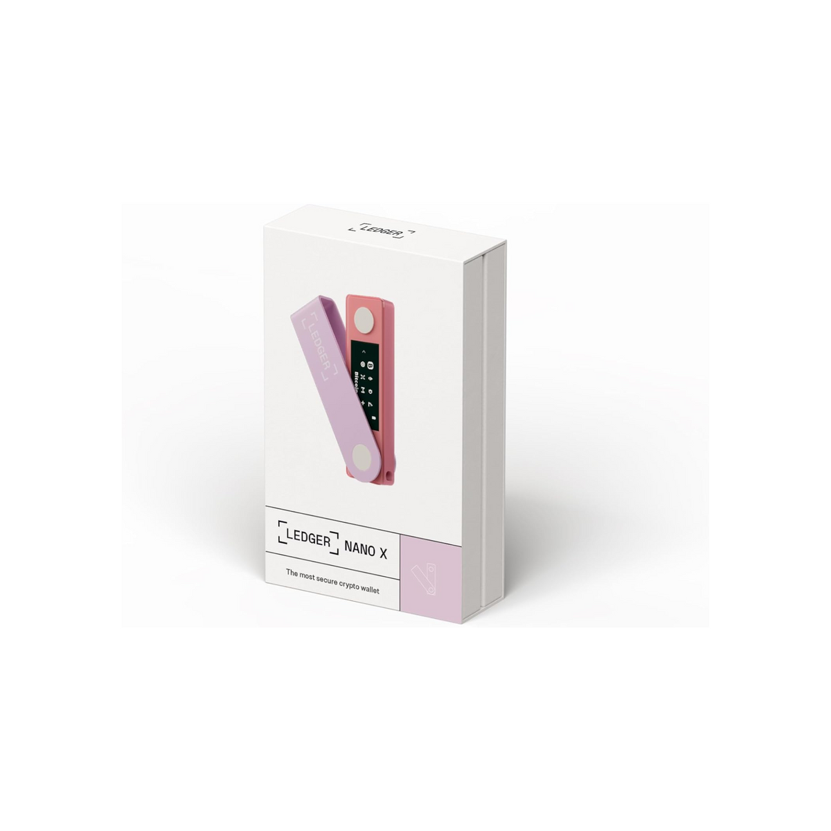 Ledger Nano X: secure and manage your crypto & NFTs on-the-go with our Bluetooth®-enabled hardware wallet. (Pastel Pink)