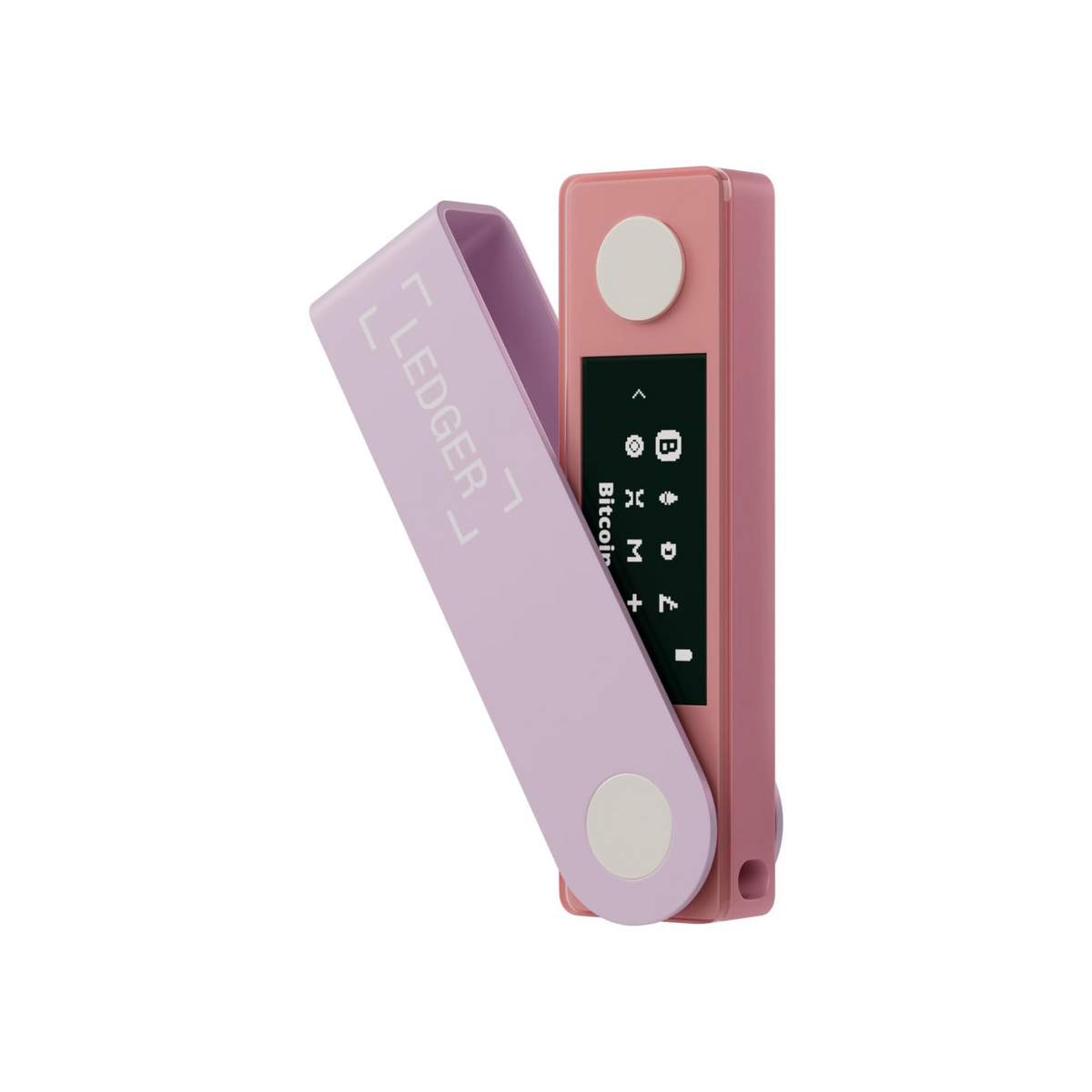 Ledger Nano X: secure and manage your crypto & NFTs on-the-go with our Bluetooth®-enabled hardware wallet. (Pastel Pink)