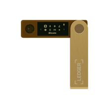 Ledger Nano X: secure and manage your crypto & NFTs on-the-go with our Bluetooth®-enabled hardware wallet. (Gold)