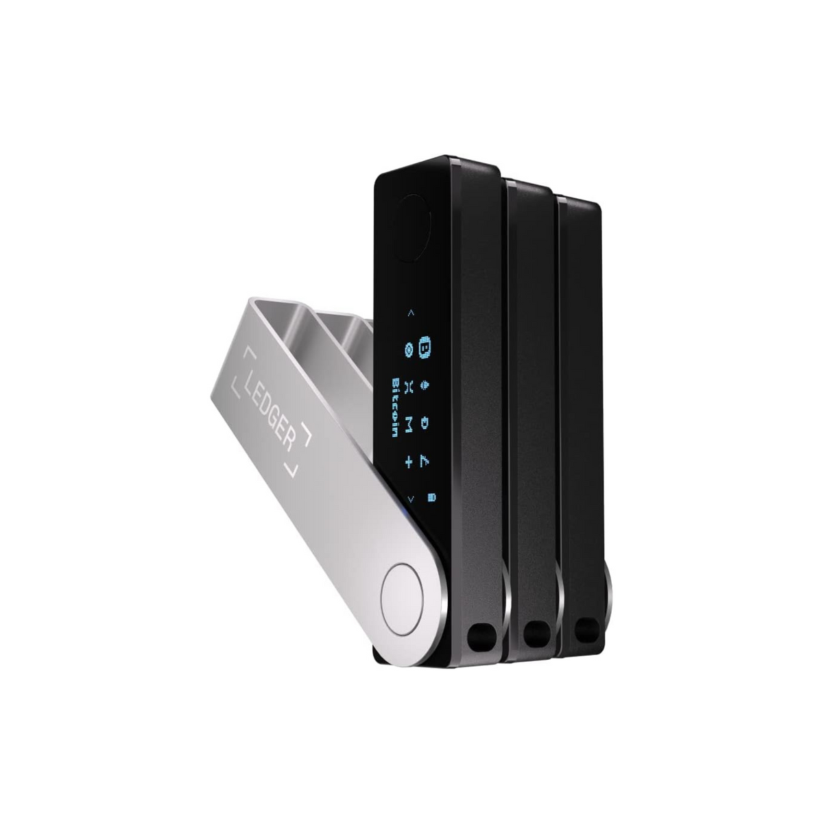 Ledger Family Pack X - 3 Ledger Nano X Crypto Hardware Wallets, Bluetooth