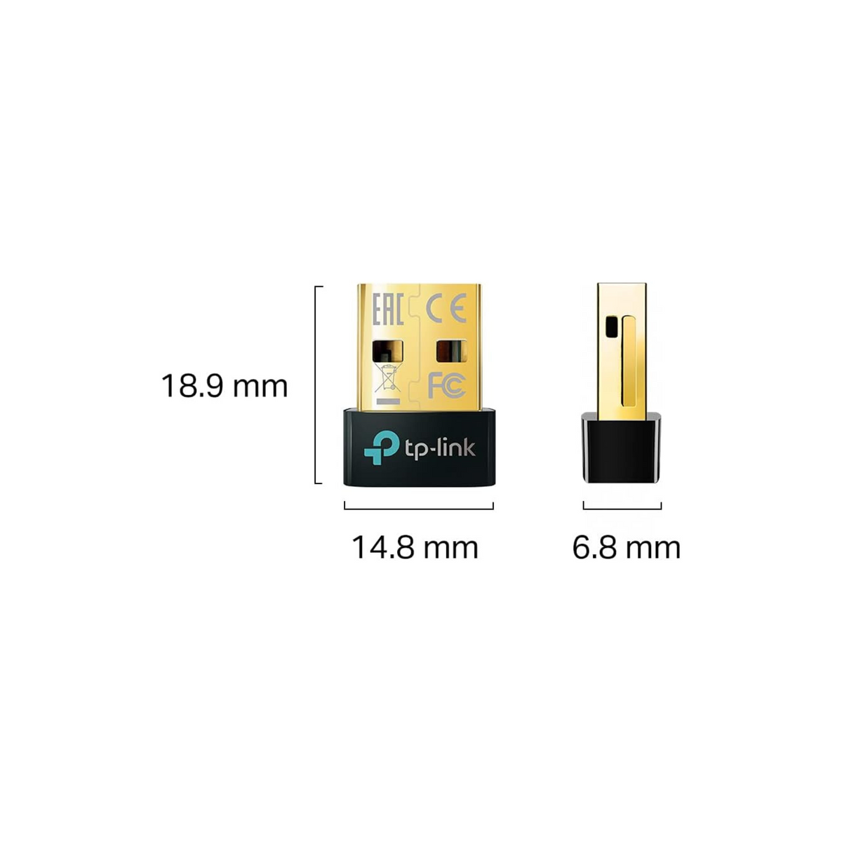 TP-Link Bluetooth 5.0 USB Adapter, Compatible with Windows 10/8.1/8/Win 7/XP, for PC, Laptop, Mouse, Keyboard, Headset (UB500)