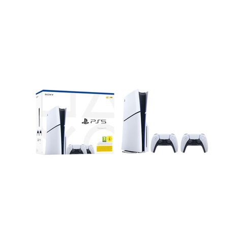 Sony PlayStation 5 Slim (International Version) Disc DualSense Wireless Controller Double Pack