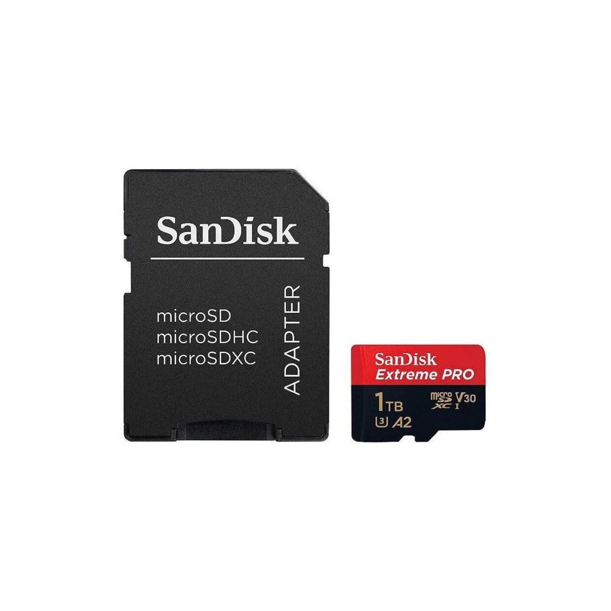 SanDisk 1TB Extreme Pro microSD UHS I Card for 4K Video on Smartphones, Action Cams & Drones 200MB/s Read, 140MB/s Write, SDSQXCD 1T00 GN6MA, Red/Black
