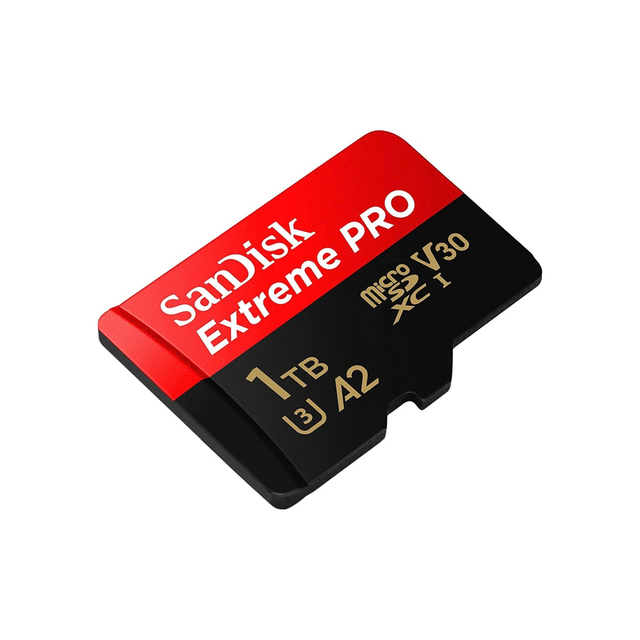 SanDisk 1TB Extreme Pro microSD UHS I Card for 4K Video on Smartphones, Action Cams & Drones 200MB/s Read, 140MB/s Write, SDSQXCD 1T00 GN6MA, Red/Black
