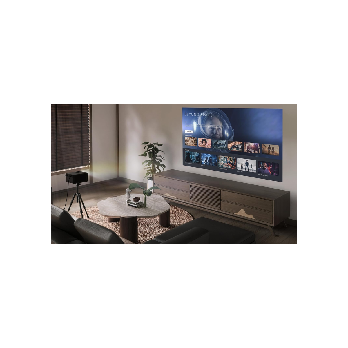 Optoma Photon Life PH31 Full HD Home Cinema Projector with 3 LED Technology 1,500 Lumen Modern Design Lamp Free and Maintenance Free