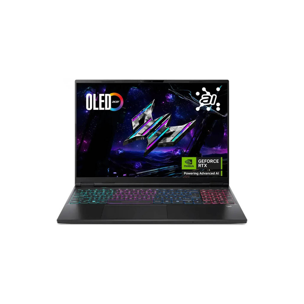Acer Predator Helios Neo 16S AI PHN16S-71-98RF Gaming Laptop, 16" OLED 240Hz Display, Intel Core Ultra 9 275HX, 32GB RAM, 1TB SSD, RTX 5070 Ti 12GB GPU, English K/B, Win11, Black | NH.U0KAA.001