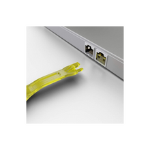 LINDY 10 x RJ-45 Port Blockers with Key - Yellow